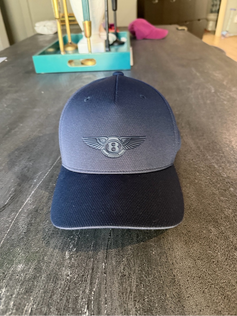 Bentley Embossed Logo Men’s Navy Baseball Cap